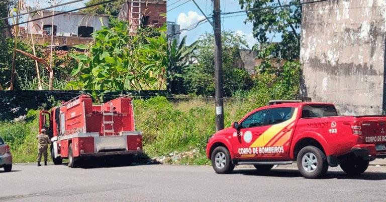 Incêndio- Casa abandonada pega fogo na Praça 14 em Manaus
