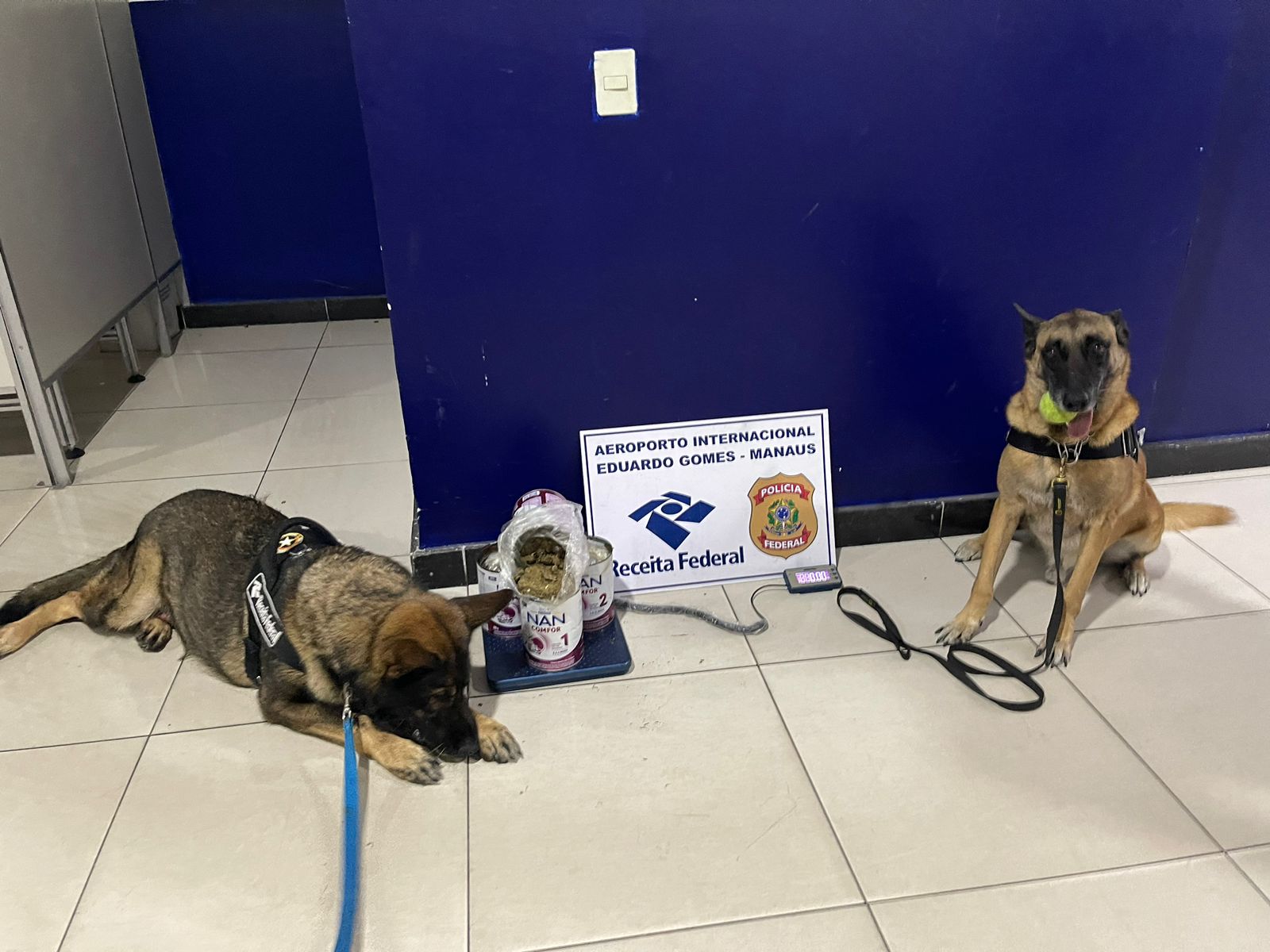 Receita Federal apreende supermaconha avaliada em R$ 110 mil no aeroporto de Manaus