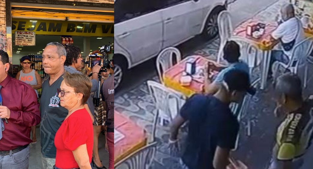 Moradores protestam após idoso ser agredido por bandido durante assalto em Manaus