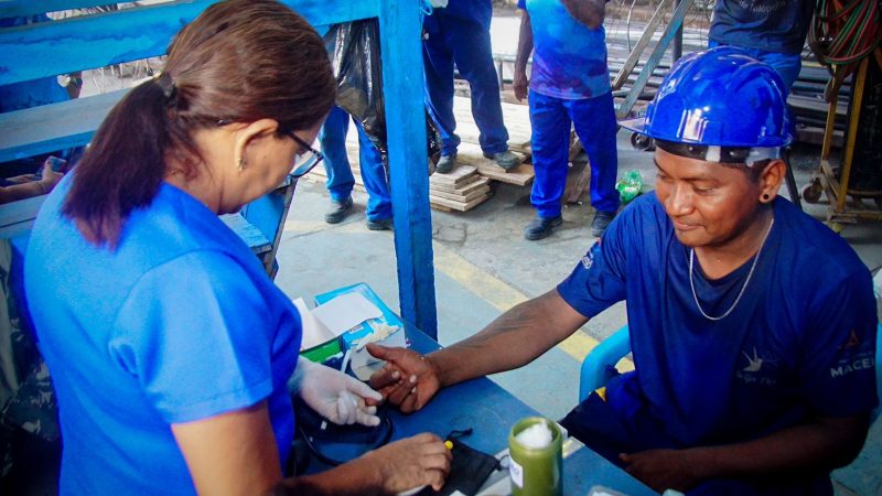 Cuidado com o trabalhador: Artista Caprichoso recebe Ação em Saúde