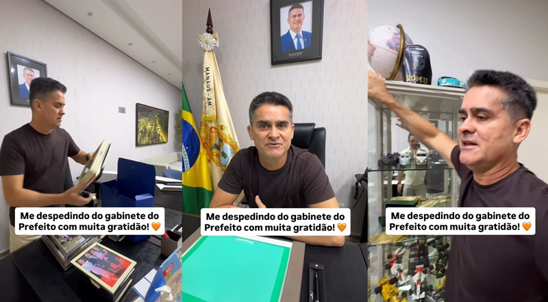 David Almeida faz última visita, esvazia gabinete e prepara renúncia para 31 de março