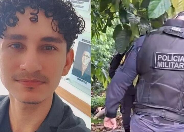 Vídeo forte: veja polícia encontrando c0rpo de mototaxista estrangulad0 em Manaus