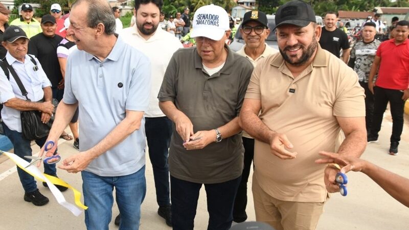 Prefeitura inaugura pavimentação no bairro DEUS É FIEL e prefeito Nicson Marreira destaca avanços na infraestrutura