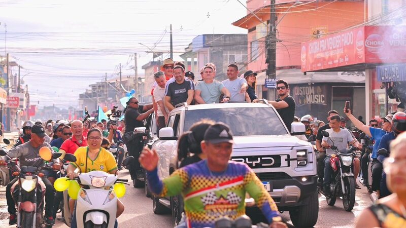Multidão em Itacoatiara consolida avanço de David Almeida e projeta força no interior do Amazonas