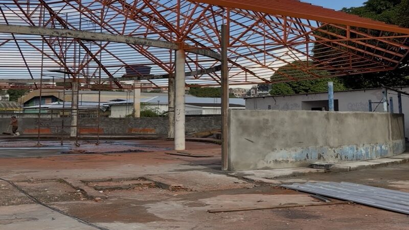 Prefeitura de Manaus avança em obras de revitalização do CEL Zezinho, no São José 3