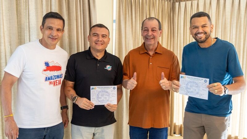 Prefeitos de Beruri e Novo Airão se filiam ao partido de Omar e fortalecem movimento pelo Amazonas forte de novo